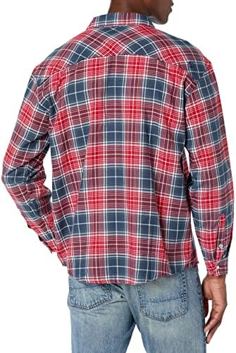 חולצת פלנל של נוואד לגברים | כפתור משובץ מהיר יבש